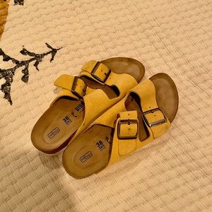 Birkenstock size 38 yellow